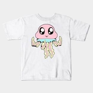 Kawaii jellyfish Kids T-Shirt